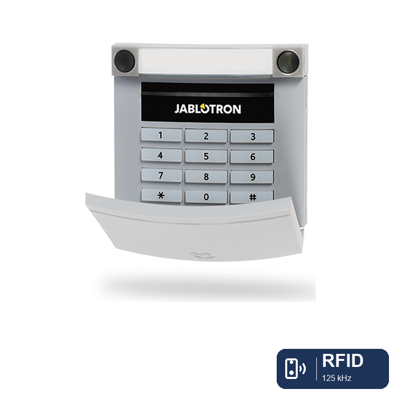 JA-113E-GR Bus-Zugangsmodul mit Tastatur und RFID - grau