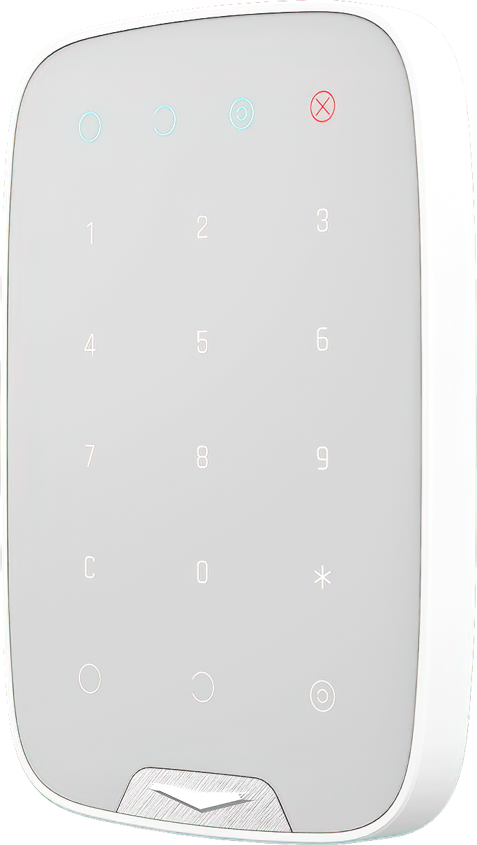 White Label KeyPad Weiß