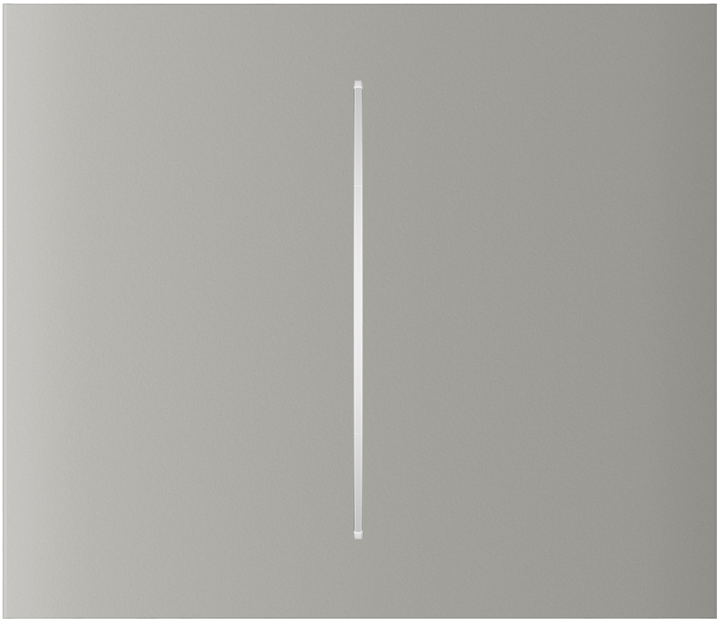 CenterButton (2-gang) vertical Oyster