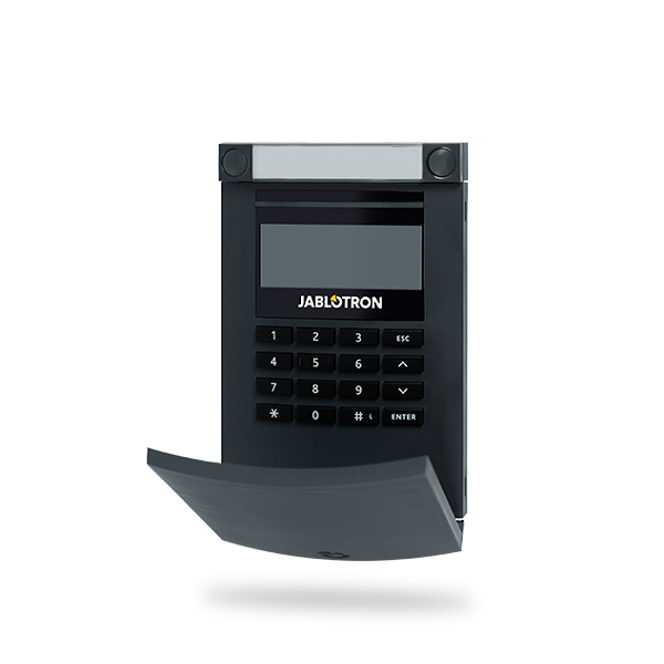 JA-154E-AN Funk-Zugangsmodul mit Display, Tastatur und RFID - anthrazit