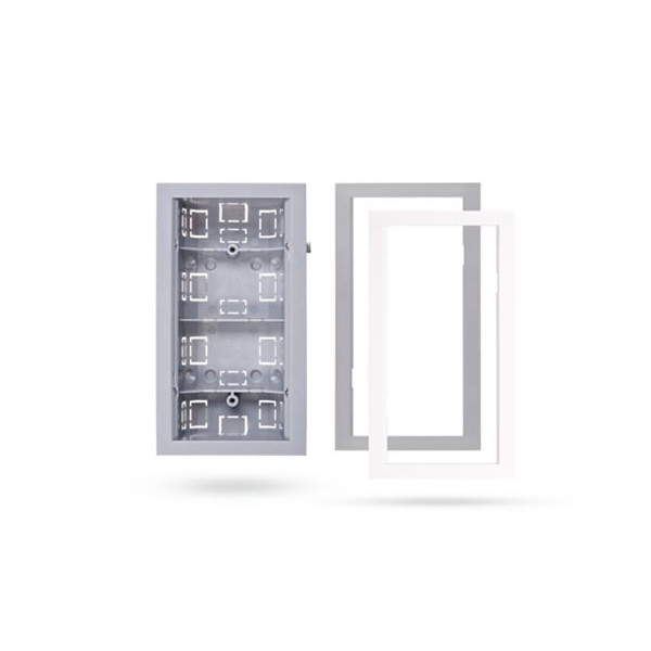 JA-193PL-F-M-G Abdeckrahmen grau