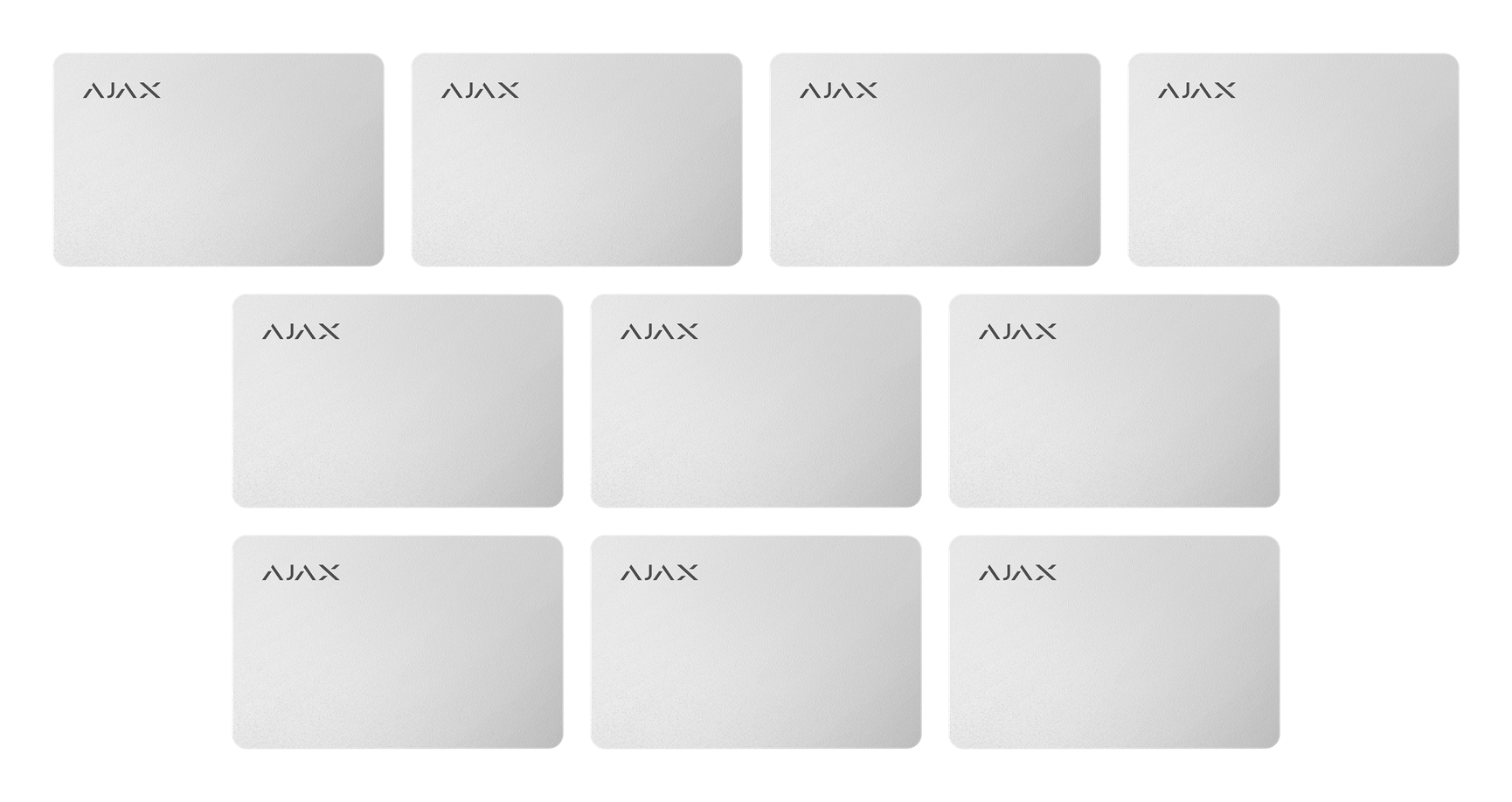 Pass (10 Stück) Weiß