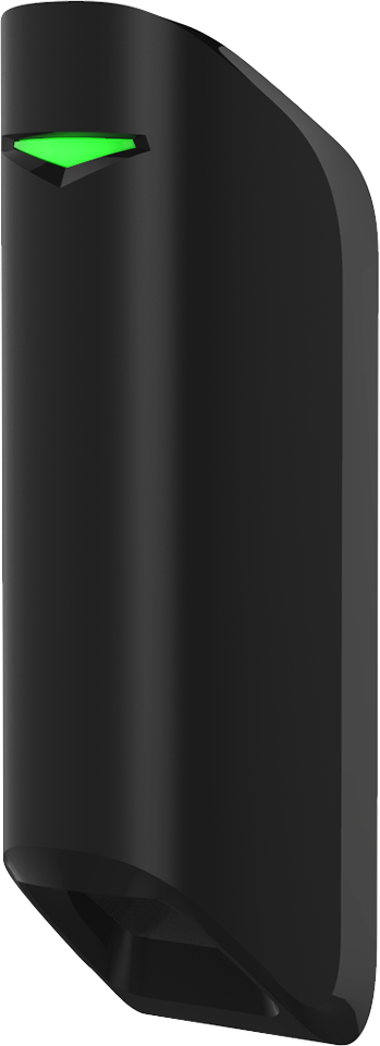 White Label MotionProtect Curtain Schwarz