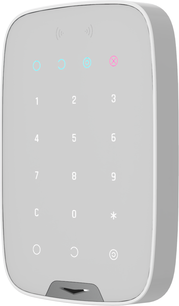 White Label KeyPad Plus Weiß