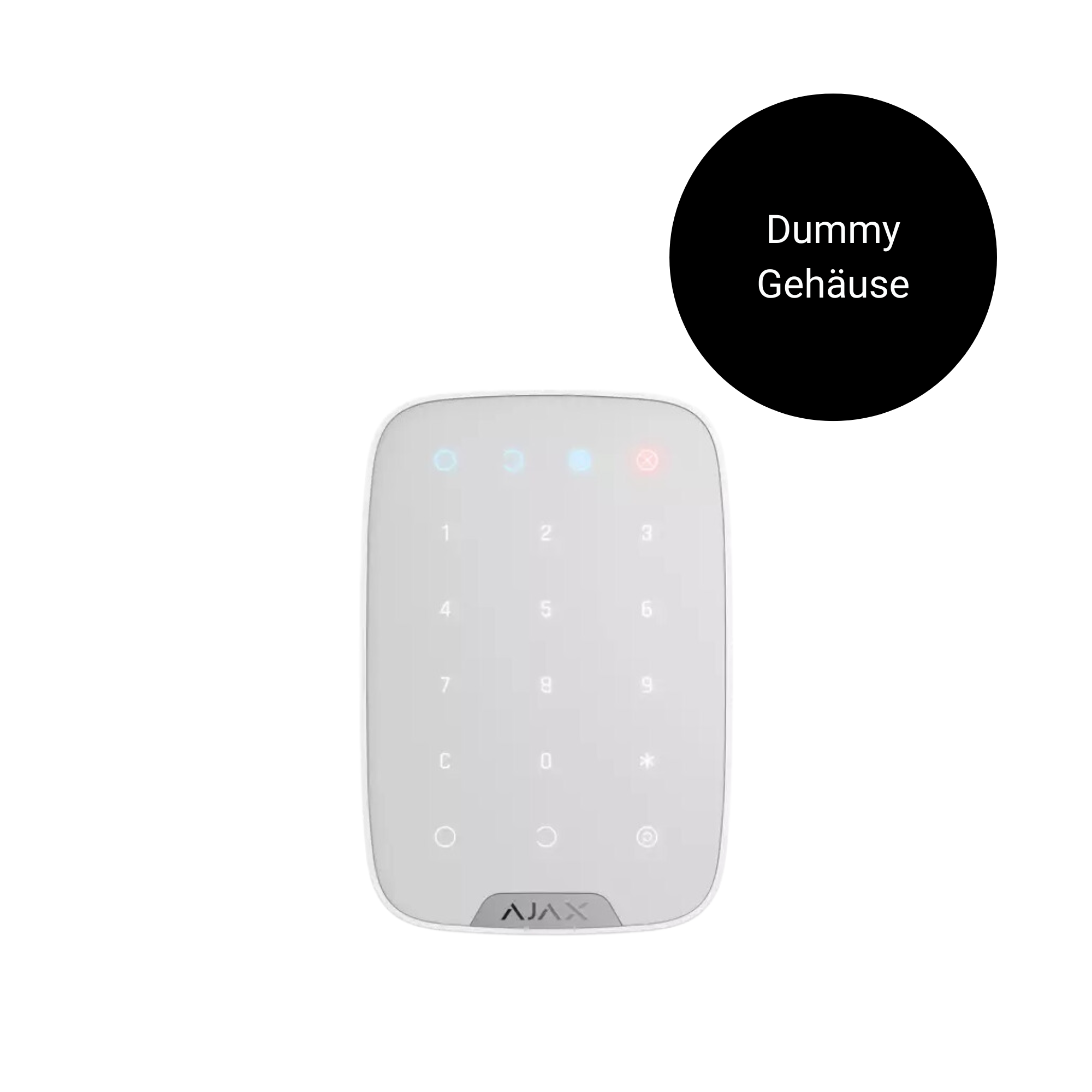 DummyBox Ajax KeyPad Jeweller weiß