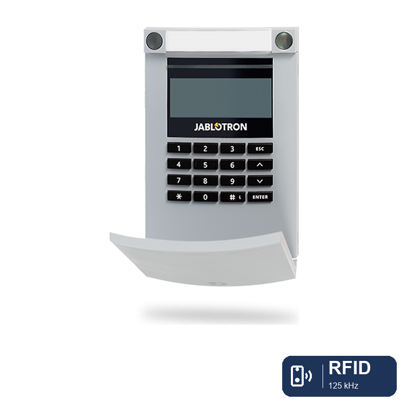 JA-154E-GR Drahtloses Zugangsmodul mit Display, Tastatur und RFID - grau